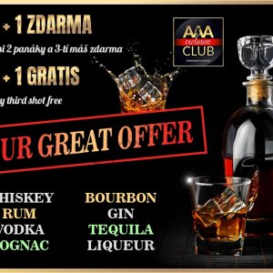 Every third shot free (2+1 GRATIS)